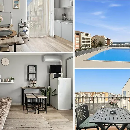 Apartament Avec Piscine, Acces Et Climatisation Agde